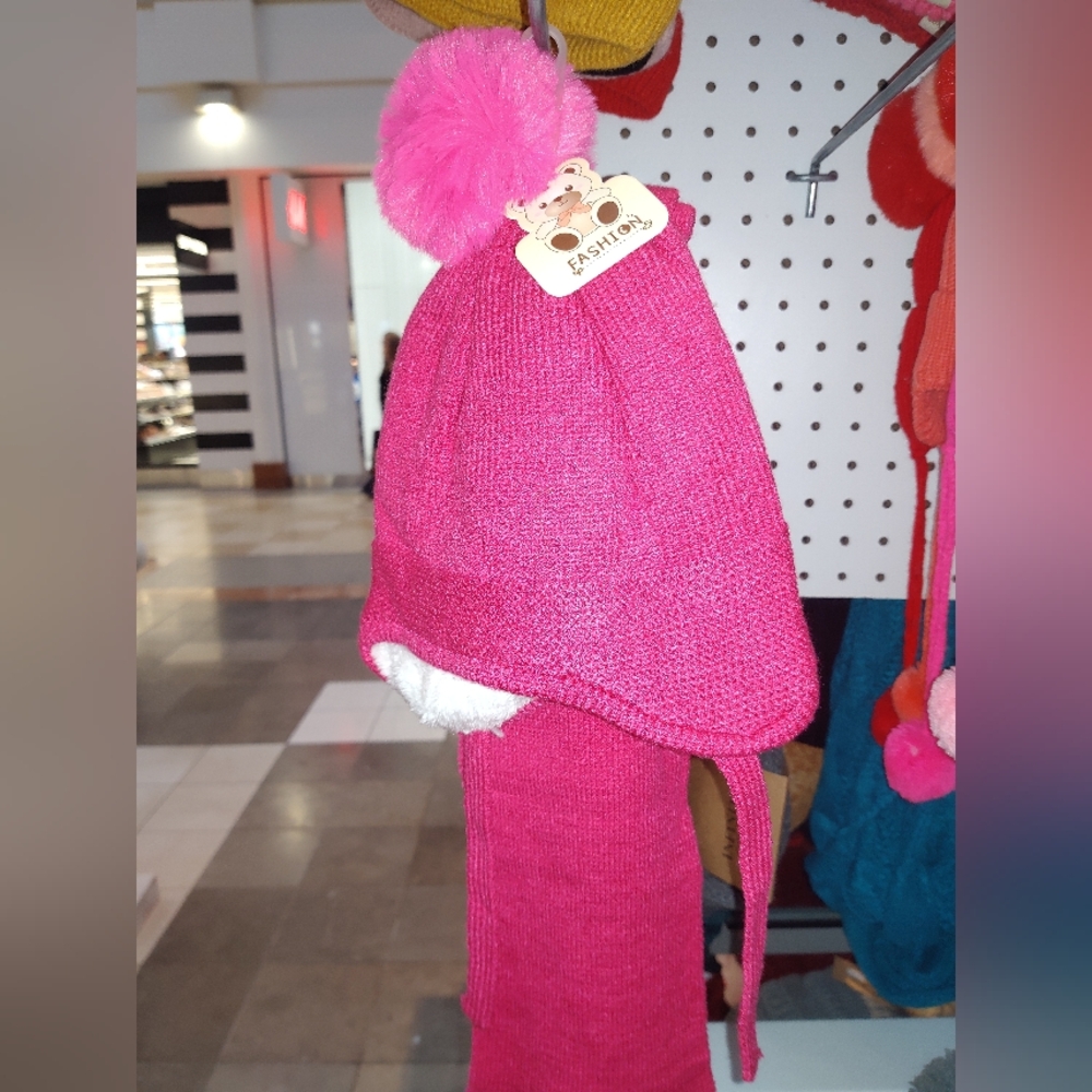 Fashion kids hat & scarf